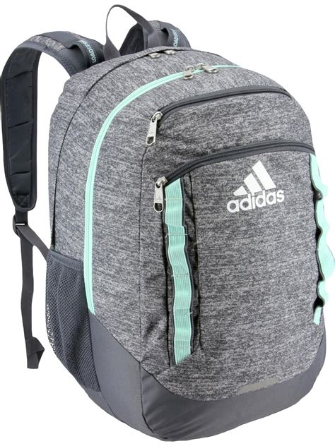 adidas backpack grey and teal.